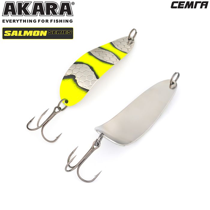 Блесна колеб. Akara Salmon Семга 80 мм 22 гр. 15-CU/GO
