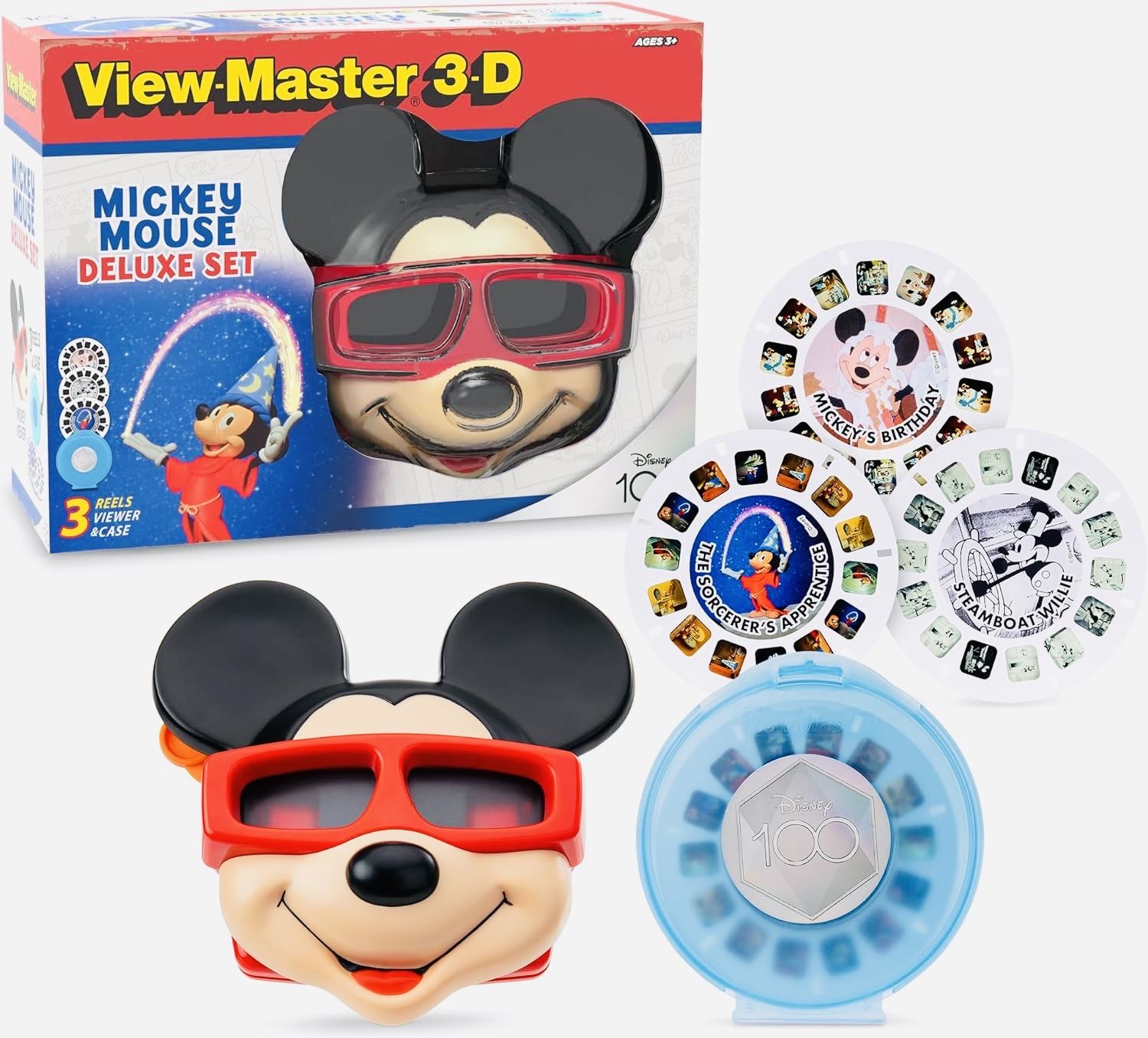 Набор Визор Микки Мауса Deluxe, Disney 100 Edition - STEM, Ретро, Увлекательная Игрушка