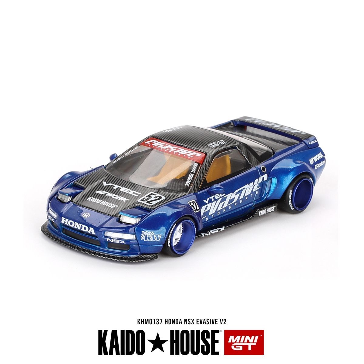 MINI GT+KAIDO HOUSE Khmg 137 Honda NSX Evasive V2 Литой под