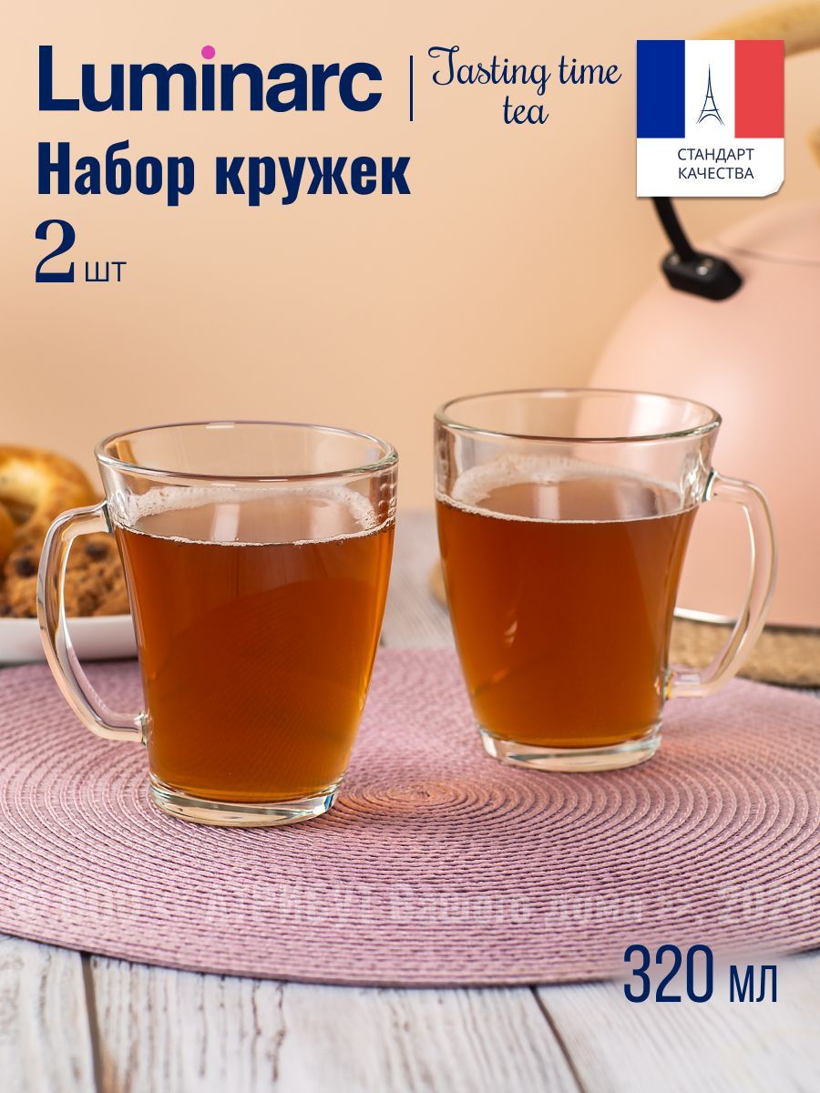 КружкаLuminarcTASTINGTIMETEA320мл2шт.