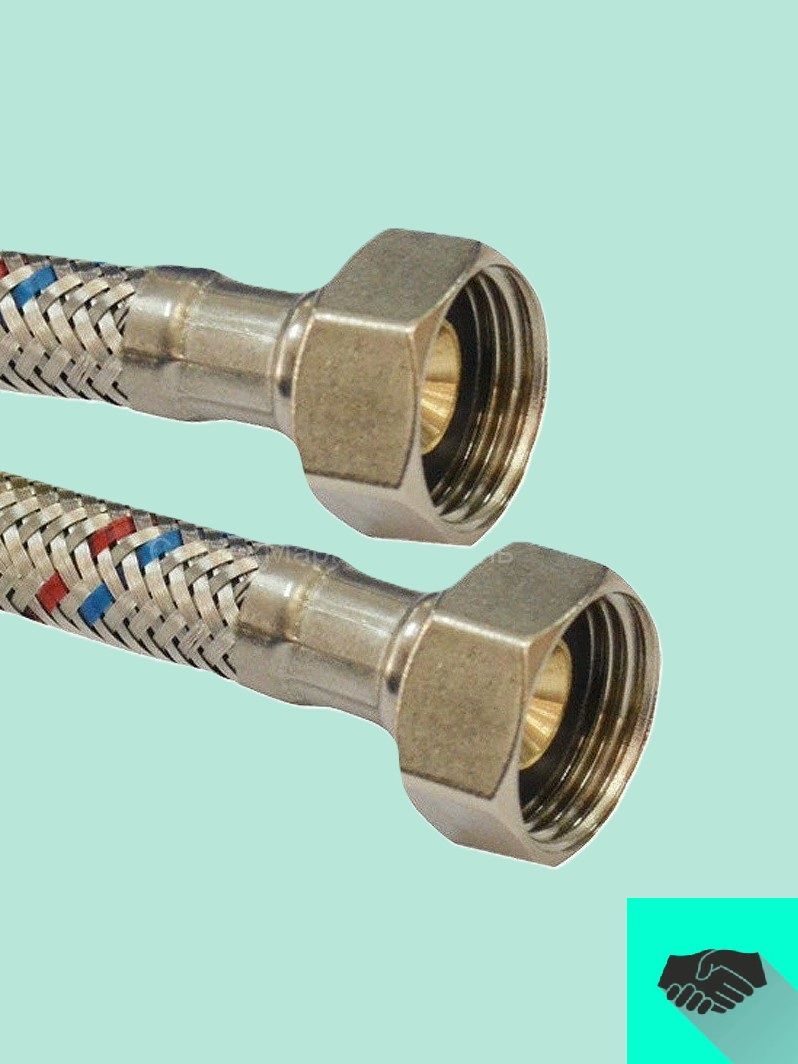 Гибкаяподводкадляводы(Гайка-Гайка)-1/2-40см