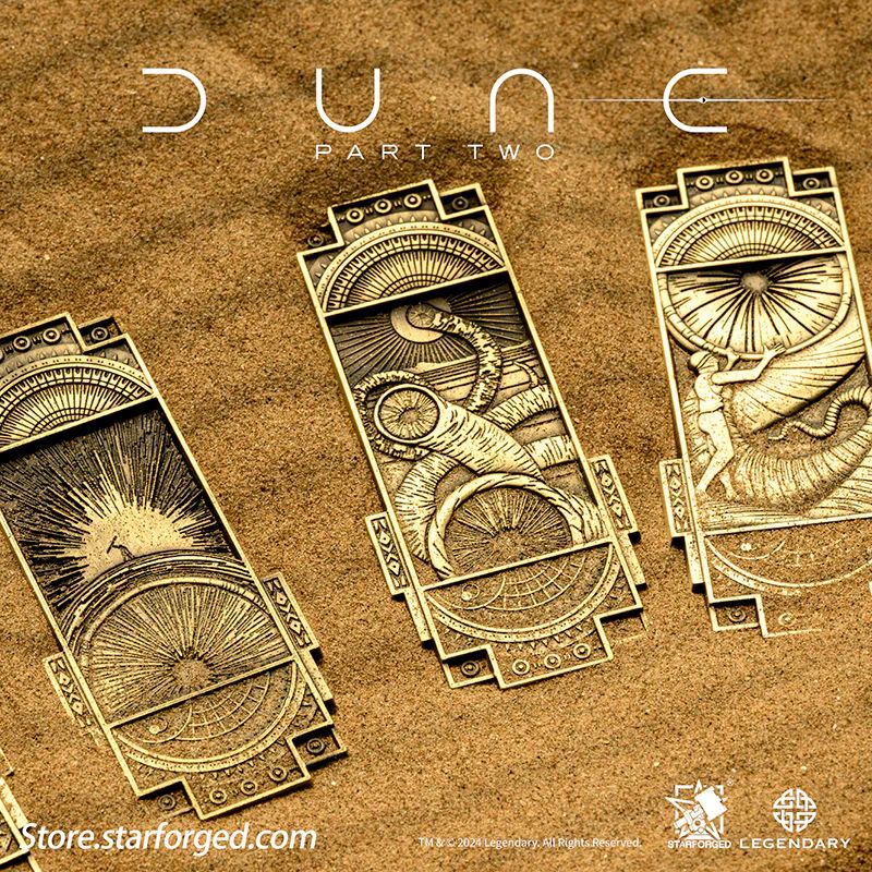 Dune / Дюна Коллекционные премиум-магниты из металла (набор 3 шт.)