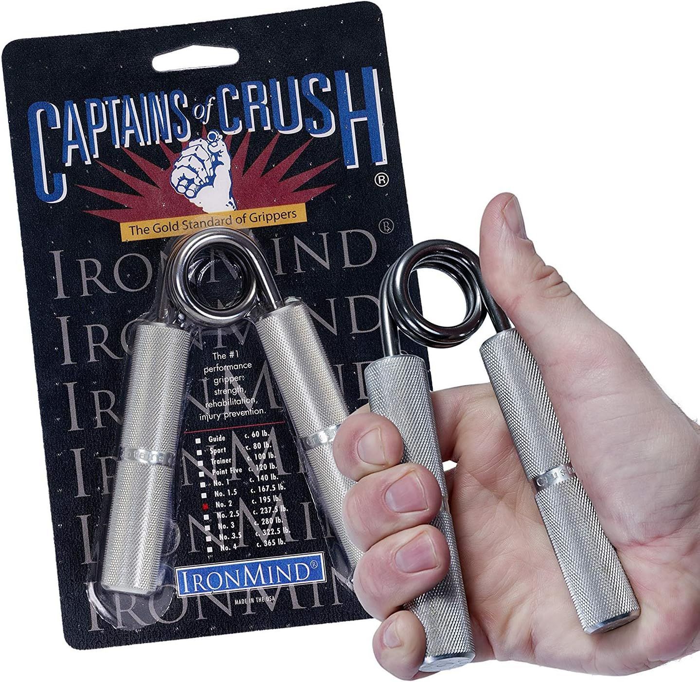 IronMind Captains of Crush Hand Gripper-Ultimate Grip Strength