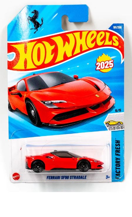 Машинка Hot Wheels Ferrari SF90 Stradale / HW FACTORY FRESH / Хот