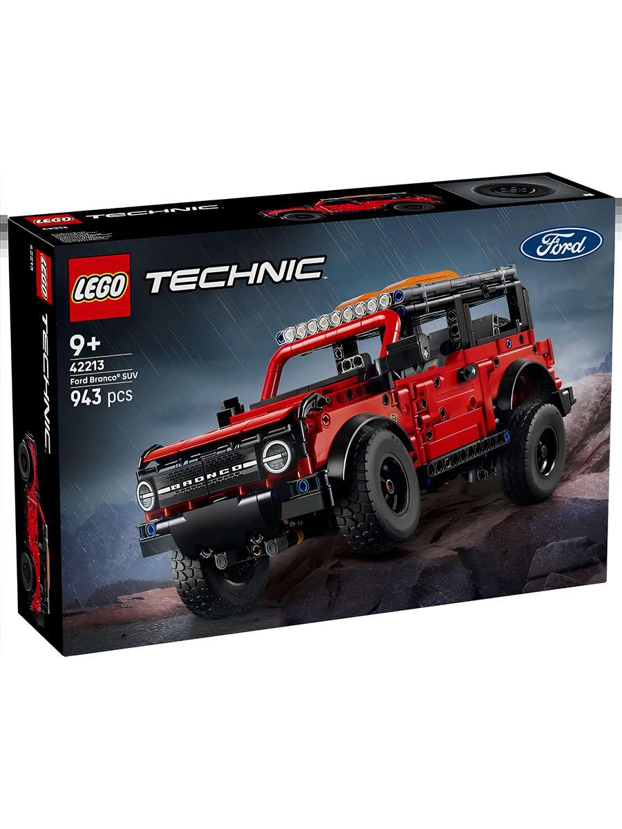 Конструктор LEGO TECHNIC Ford Bronco SUV, 9 лет, 943 деталей, 42213