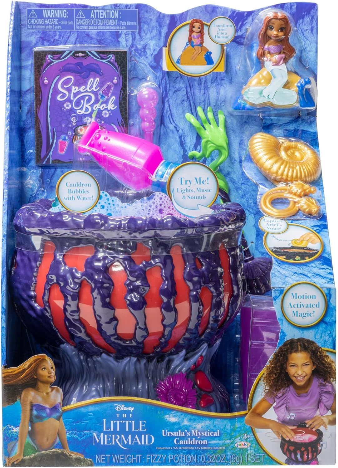Русалочка / The Little Mermaid Игровой набор Волшебный котёл Урсулы с эффектами, светом и звуком