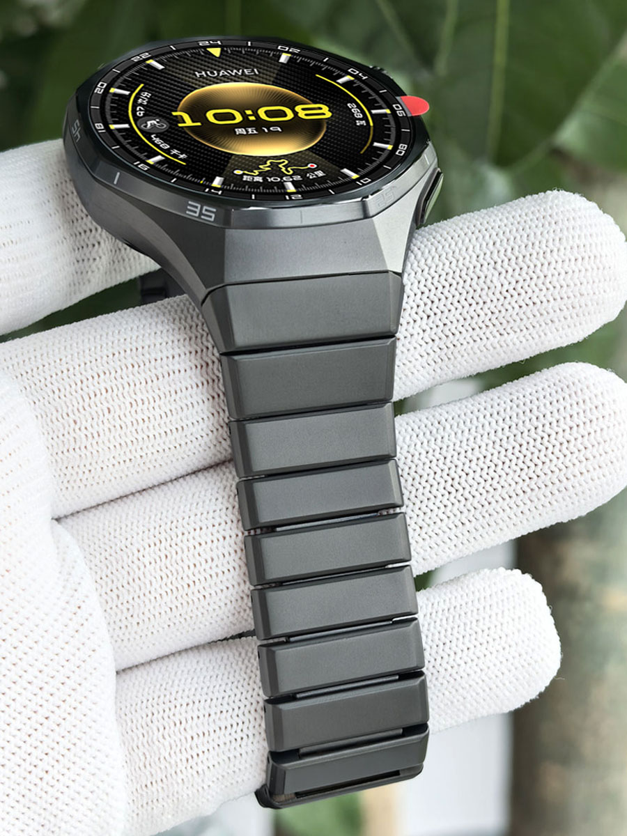 ТитановыйремешокДляHuaweiWatchGT6Pro46mmБыстроразъемныйремешокизтитановогосплавабеззазоровбраслет