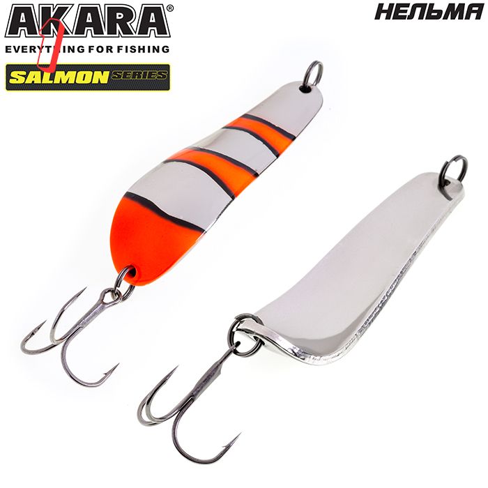 Блесна колеб. akara salmon Нельма 83 мм 19 гр. 25-ni,(набор из 1 шт)
