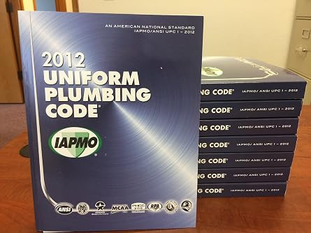 2012 Uniform Plumbing Code #1