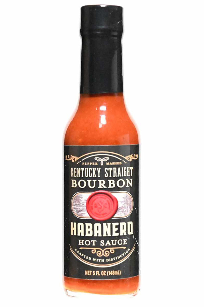 Острый соус чили из США CaJohn's Kentucky Straight Bourbon Habanero Pepper Hot Sauce/ экстремально острый #1