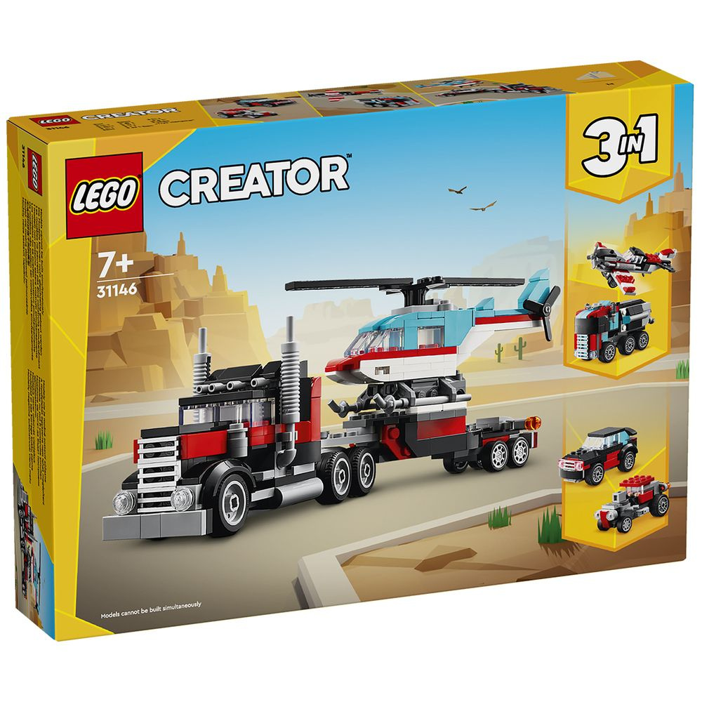 Конструктор LEGO Creator 31146 Бортовой грузовик с вертолетом