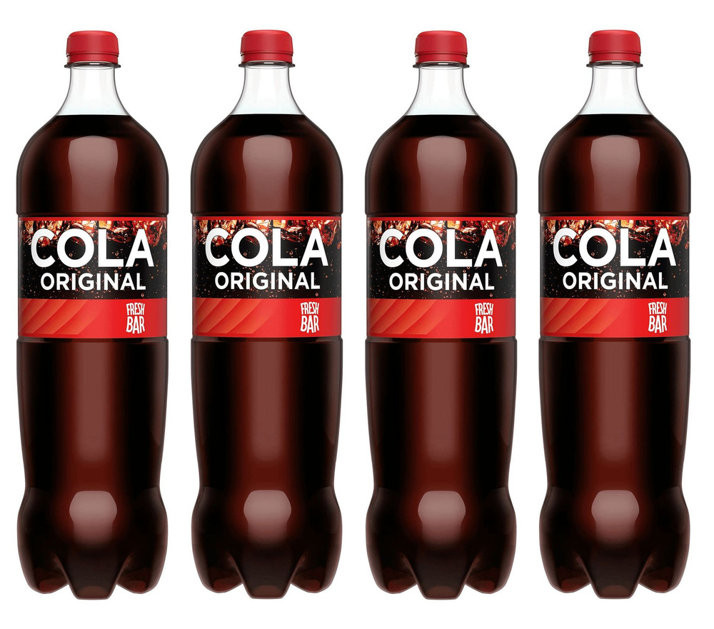 Газированный Напиток Fresh Bar Cola Original, 4 шт по 1,5 л #1