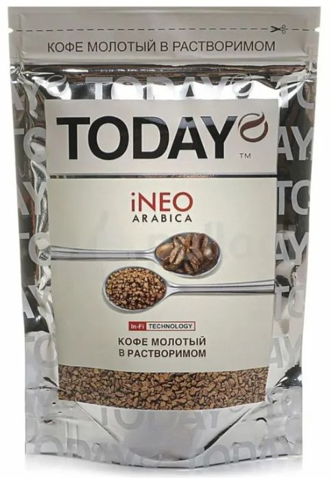 Кофе растворимый сублимированный Today iNeo In-Fi, 150 гр пакет #1