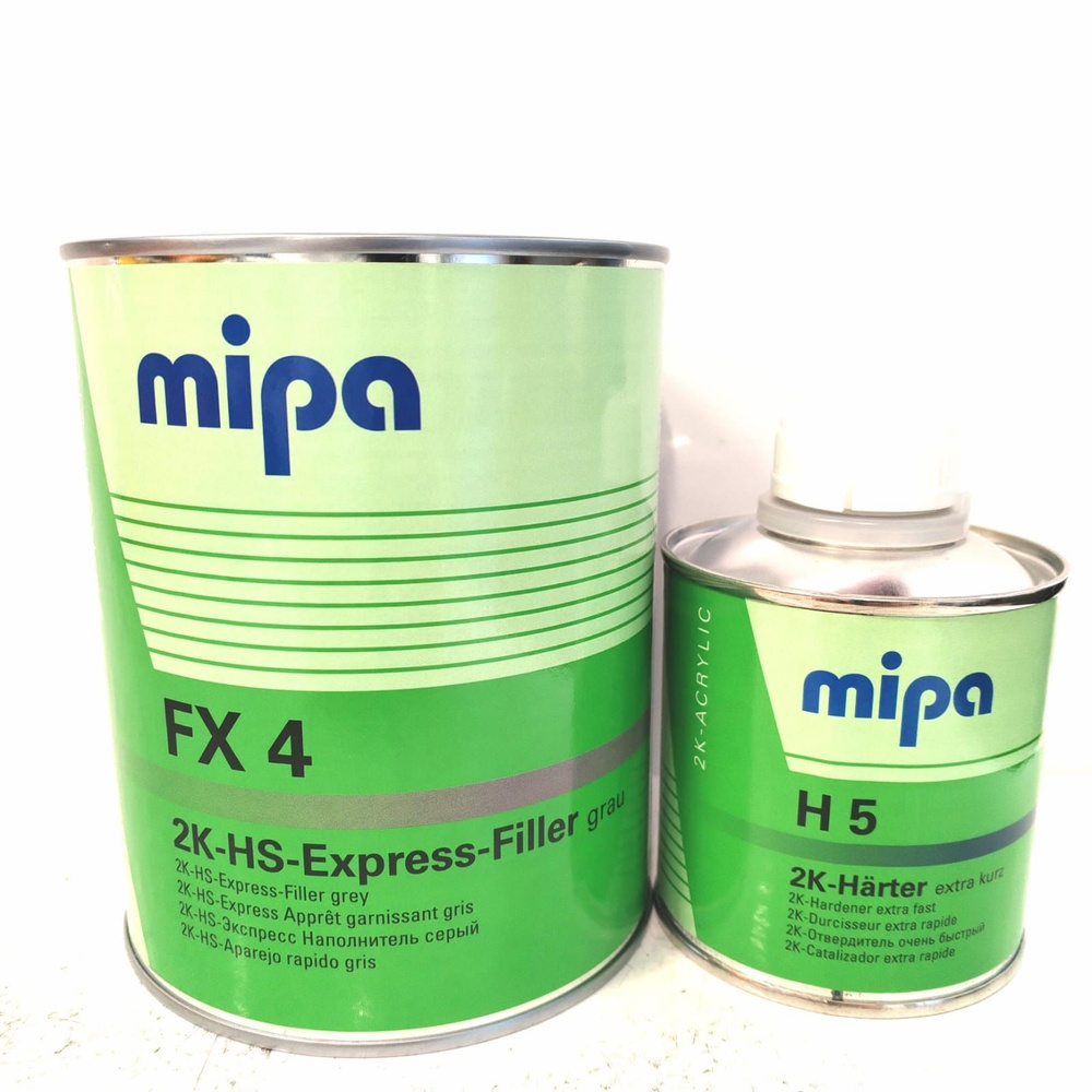Экспресс грунт наполнитель 4+1 Mipa 2K-HS-Express-Filler FX 4 #1