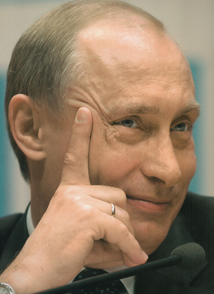 Владимир Путин. Подлинный автограф. Сертификат RUS COA #1