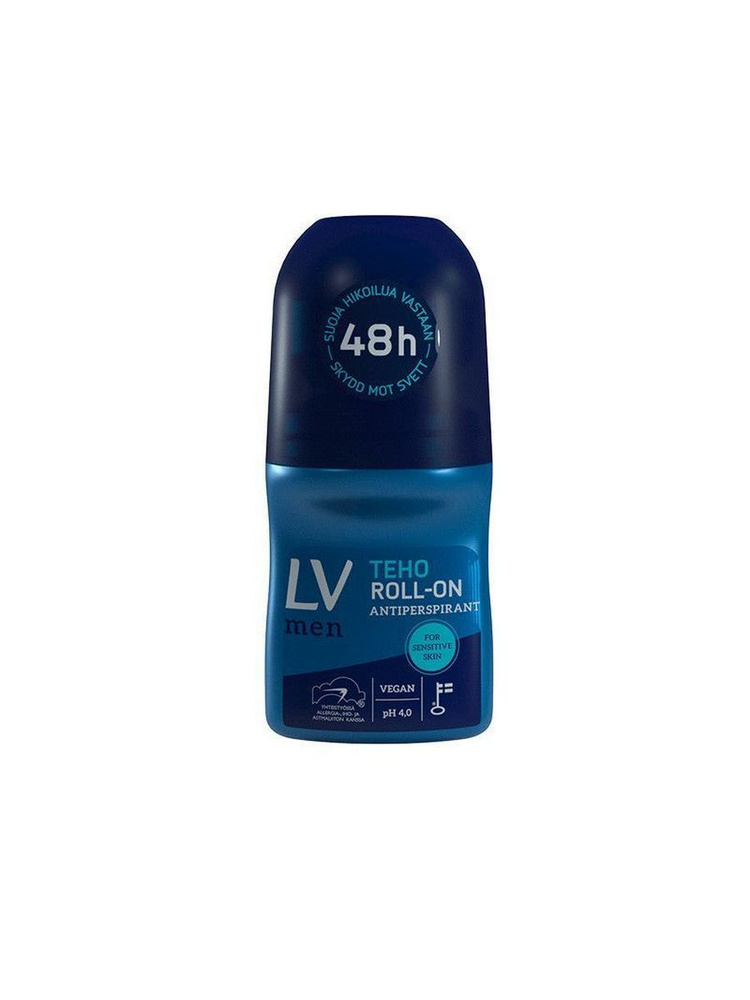 Дезодорант шариковый мужской LV MEN для тела с защитой 48ч, невидимый ...