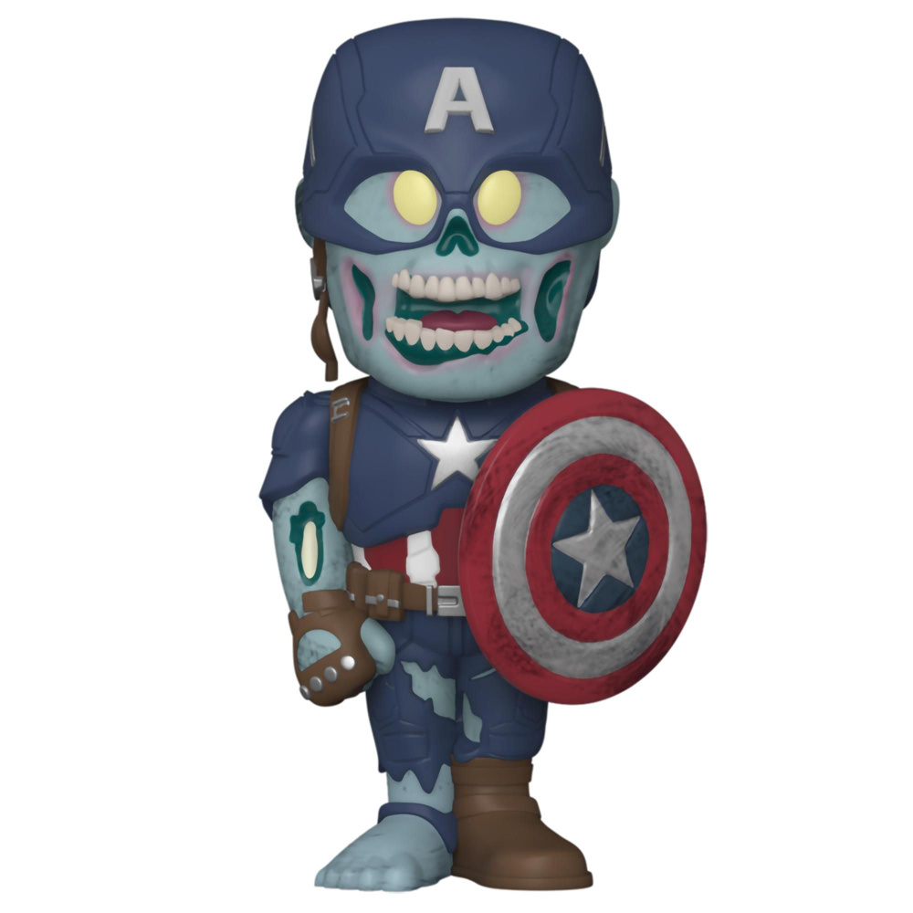 Фигурка Funko Vinyl SODA What If Zombie Captain America w/(GW) Chase 58668 #1