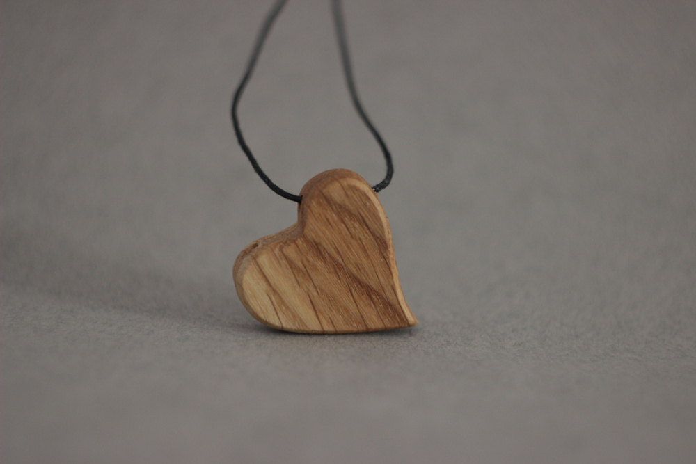 Аромакулон сердце деревянное #1
