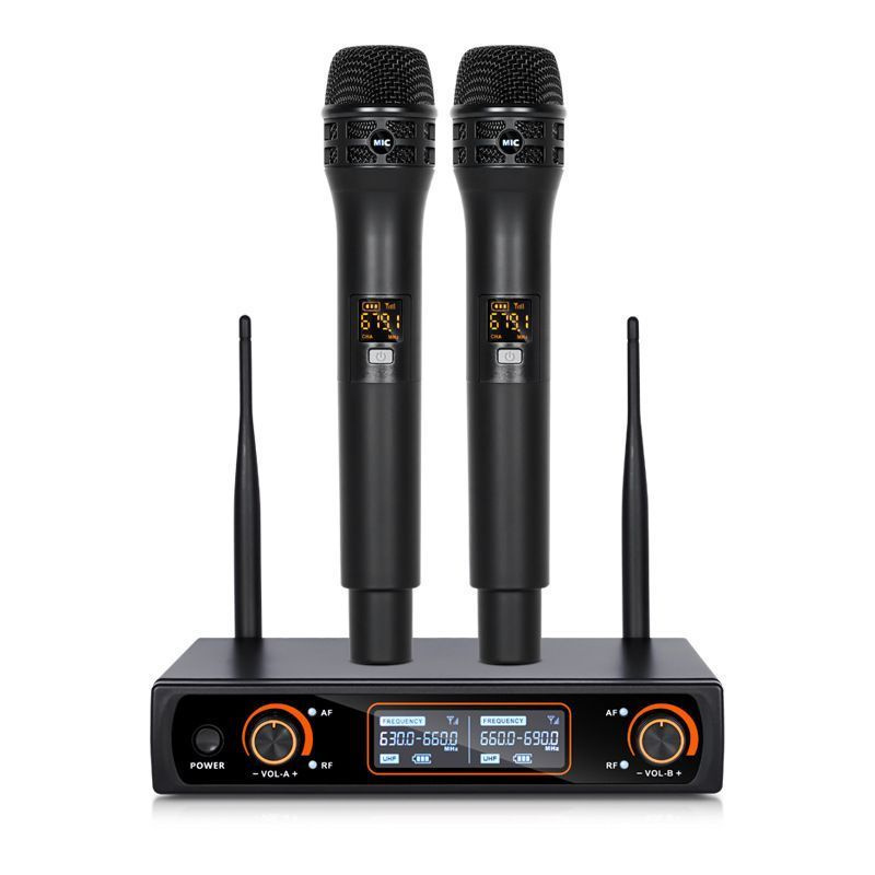 Микшер с 2 микрофонами, караоке-микшер, Bluetooth, звуковая карта ...