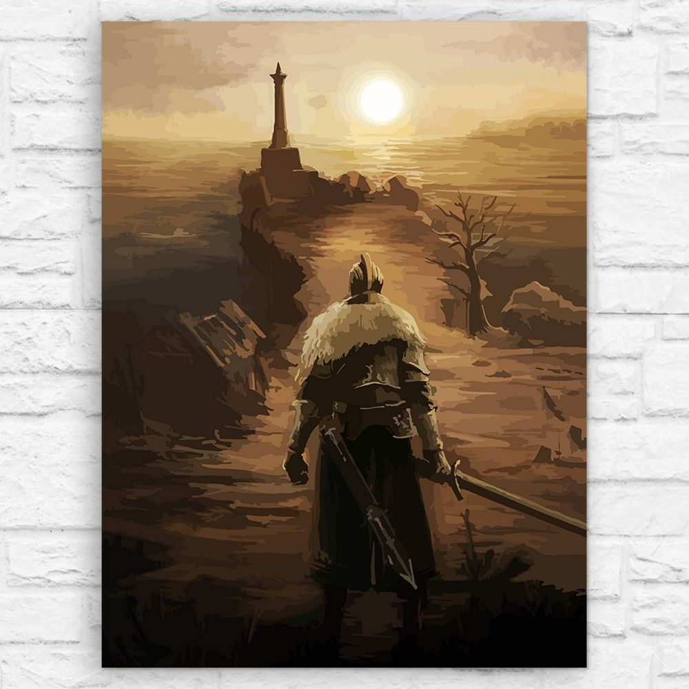 Картина по номерам на холсте игра Dark Souls 2 (Маджула, PS, XBOX, SWITCH)  - 15026 В 30x40 - купить с доставкой по выгодным ценам в интернет-магазине  OZON (1430201498)