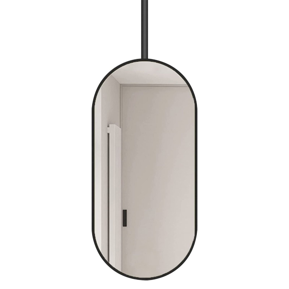 Зеркало для ванной "Потолочный карниз овальное зеркало", 80 см х 40 см ...