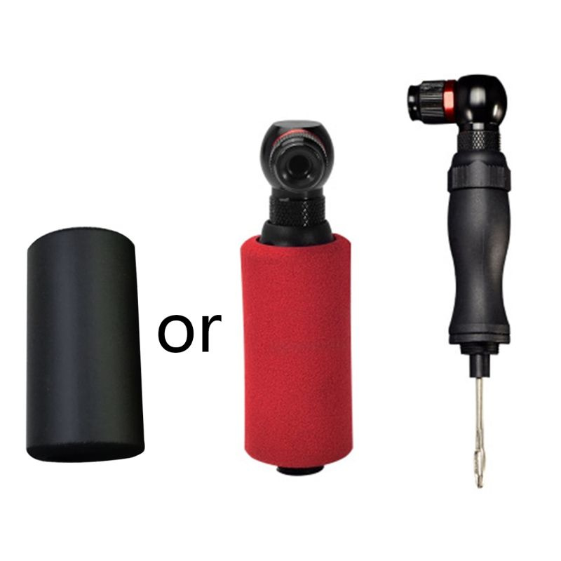 Мини-велосипедный насос CO2, надувные клапаны, велосипедная бескамерная ...