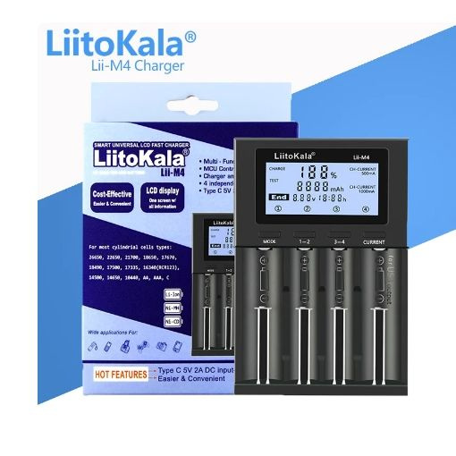 LiitoKala Lii - M4S Lii - M4 18650 ЖК - дисплей для интеллектуальных ...