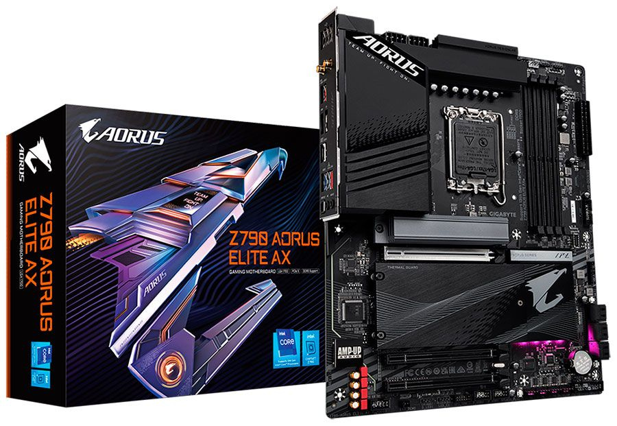 Материнская плата Gigabyte Z790 AORUS ELITE AX DDR4 LGA1700 ATX купить ...