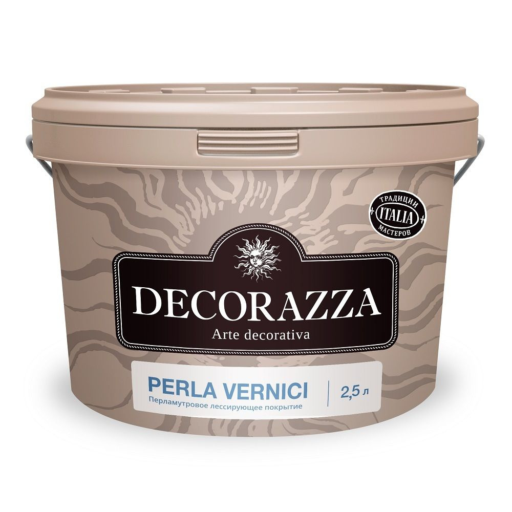 Декоративное перламутровое лессирующее покрытие Decorazza Perla Vernici (2,5л) PL 11-18  #1