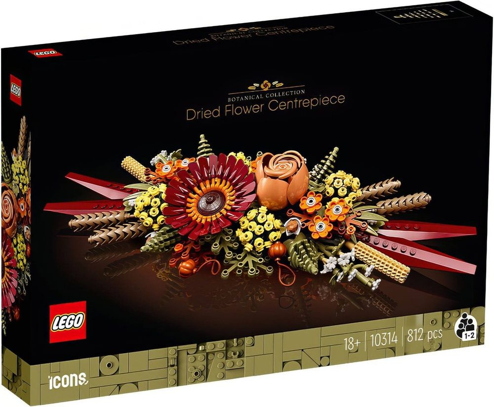 Конструктор LEGO Icons 10314 Композиция из сухоцветов #1