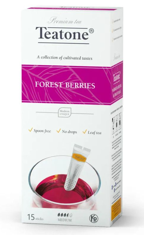 Чай со вкусом лесных ягод Teatone 15 стиков #1