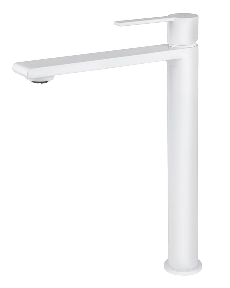 Смеситель для раковины Kaiser Serio 05411-4 (высокий) белый #1