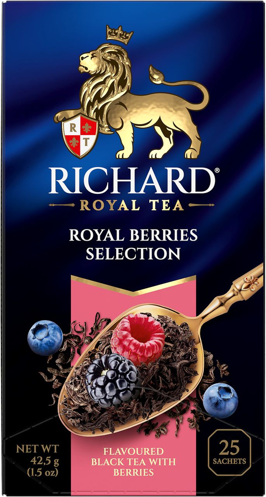 Чай черный Richard Royal Berries пакетированный (1.5г x 25шт), 38г #1