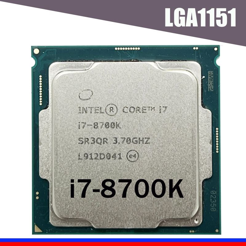 Процессор Intel i7-8700K Core i7 8-го поколения, OEM (без кулера), 6 яд ...