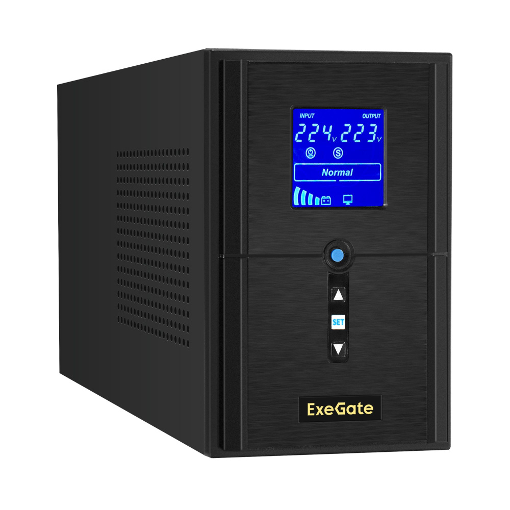 Инвертор ИБП Линейно-интерактивный (Smart UPS) ExeGate EX295988RUS, 1500  В·А купить по выгодной цене в интернет-магазине OZON (1471864639)