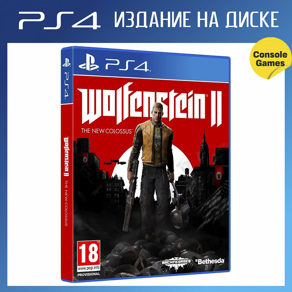 Игра Wolfenstein 2 The New Colossus. (PlayStation 4, Английская версия)  купить по низкой цене с доставкой в интернет-магазине OZON (1483428369)