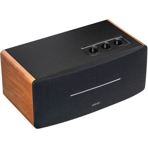 Беспроводная колонка Edifier D12 Brown мощность 70 Вт, Bluetooth v5.0, 4 динамика, пульт, дерево  #1