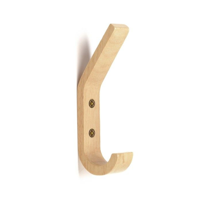 Крючок мебельный двухрожковый CAPPIO, деревянный #1