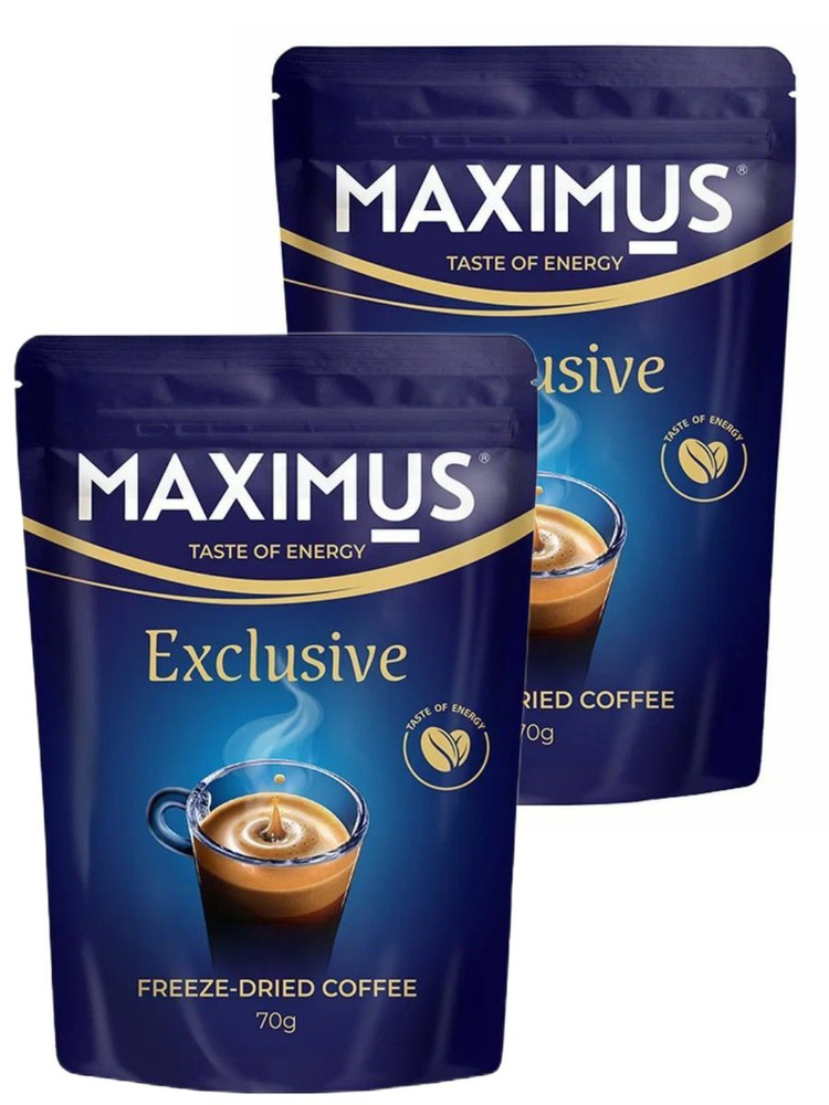 Кофе растворимый MAXIMUS Сублимированный 140г. 2шт. #1