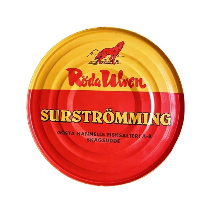 Сельдь консервированная Surstromming Roda Ulven Сельдь консервированная ...