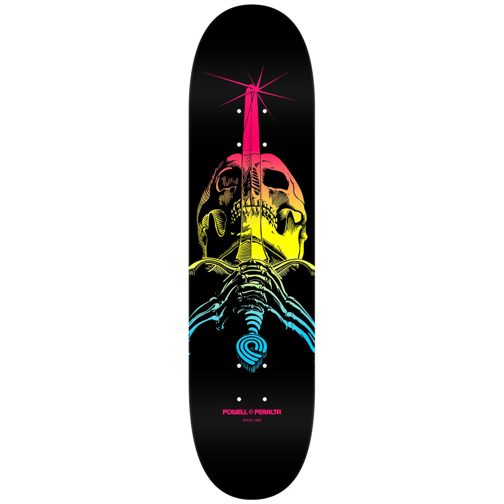 POWELL PERALTA дека скейтборд SKULL & SWORD COLBY FADE (SS24) #1