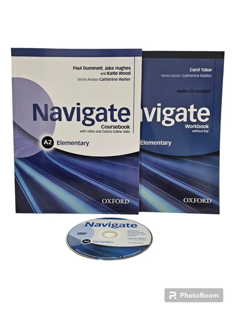 Navigate A2 Elementary Coursebook+Workbook+ DVD (Учебник, Тетрадь, Диск ...