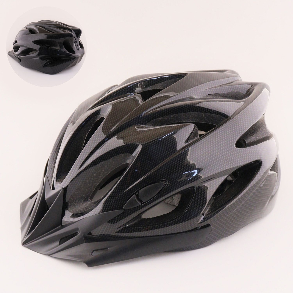Шлем велосипедный (карбон) #1