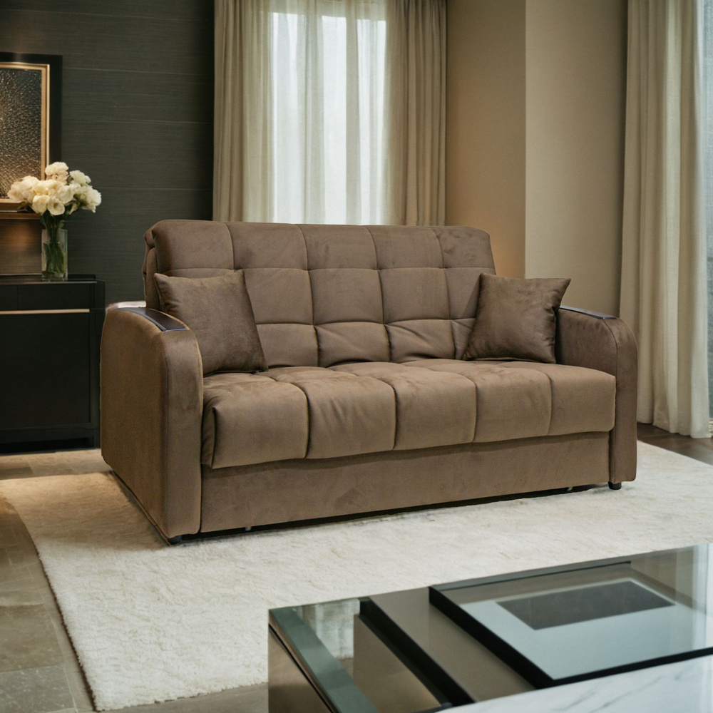 Диван-кровать Дон Квадрат 145, механизм Аккордеон, 175х110х105 см ...