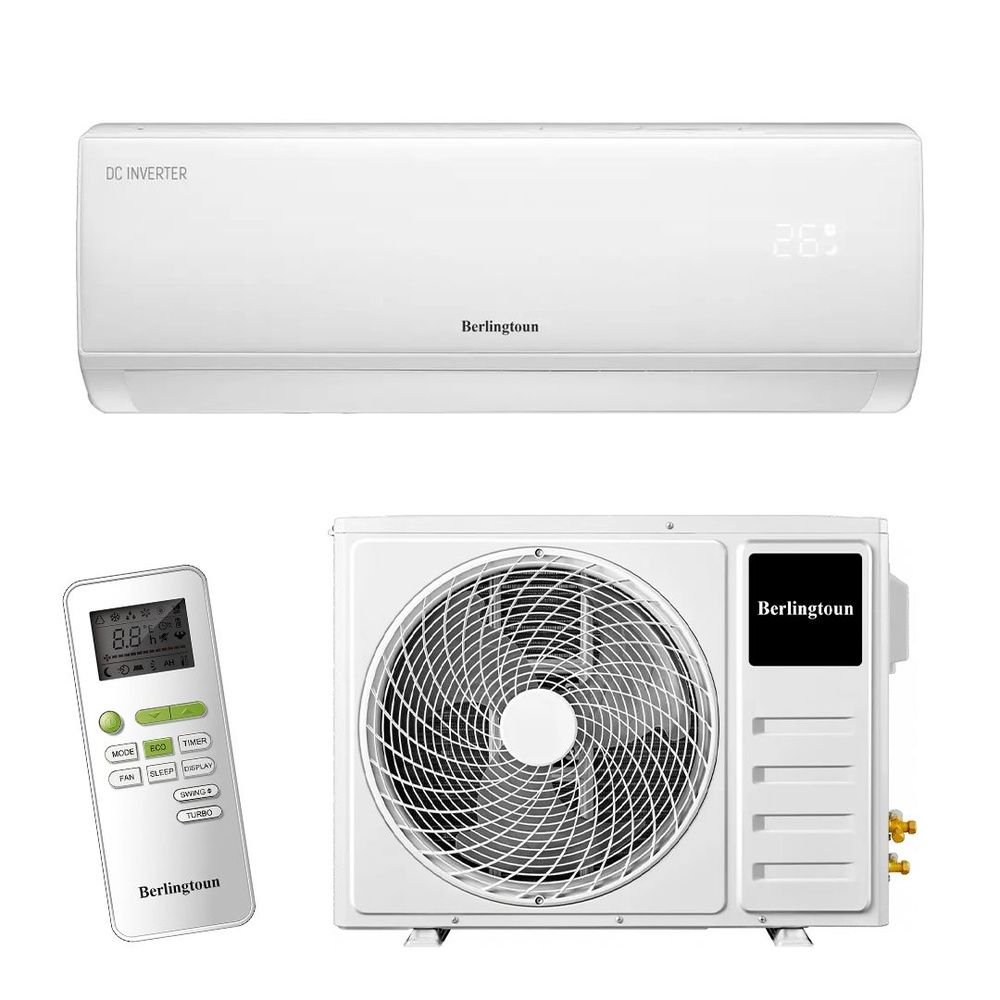 Кондиционер Berlingtoun Leeds Inverter BR-24TIN1 до 70 м2 инвертор - купить  по доступным ценам в интернет-магазине OZON (1582852288)