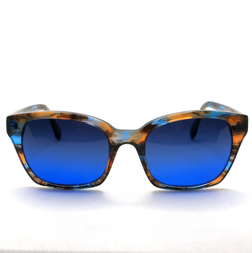 Очки солнцезащитные FORSTA без диоптрий женские мужские синие Hara ...