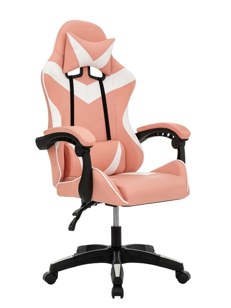 Juggernout Игровое компьютерное кресло, розово-белый 21 #1