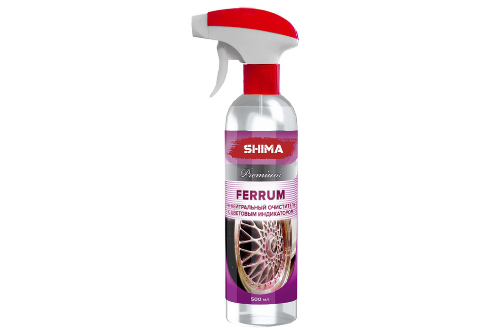Очиститель дисков и кузова с индикатором цвета SHIMA PREMIUM FERRUM pH-нейтральный 500 мл 4631111174432 #1
