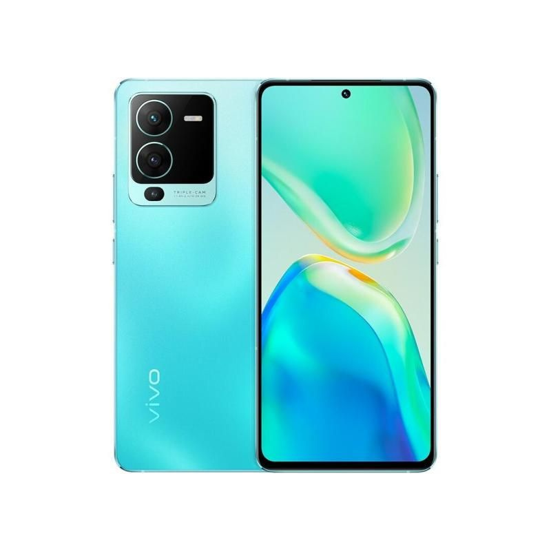 Vivo Смартфон vivo S15Поддержка русского языка, игры, Google, NFC 8/256 ГБ, синий  #1