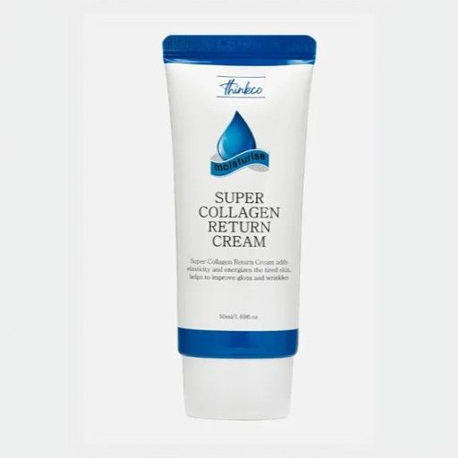 THINKCO крем для повышения эластичности кожи SUPER COLLAGEN RETURN CREAM  #1